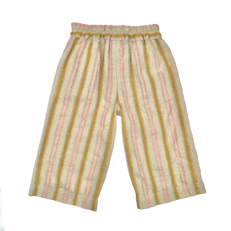 Lucky Wang Desert Stripes Baby Drawstring Pants