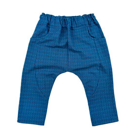 Lucky Wang Multi Blue Infant Sarouel Pants