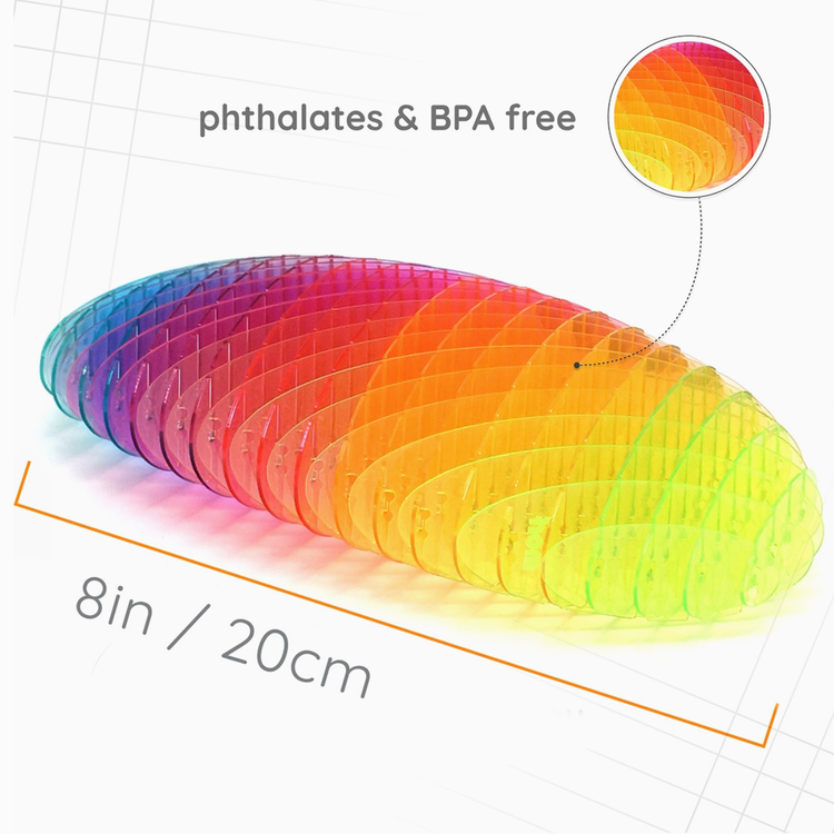 Morf Fidget Worm Rainbow Big