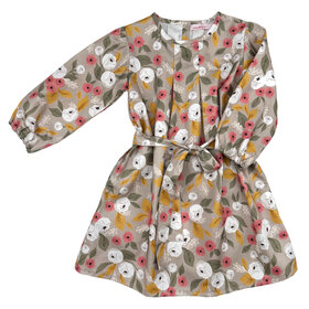 Lucky Wang Gardenia Taupe Hiraku Dress