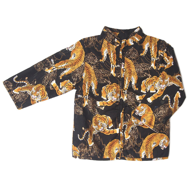 Lucky Wang Golden Tigers Black Infant Republic Jacket