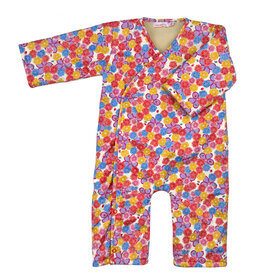 Lucky Wang Blue Pink Red Sakura Playsuit