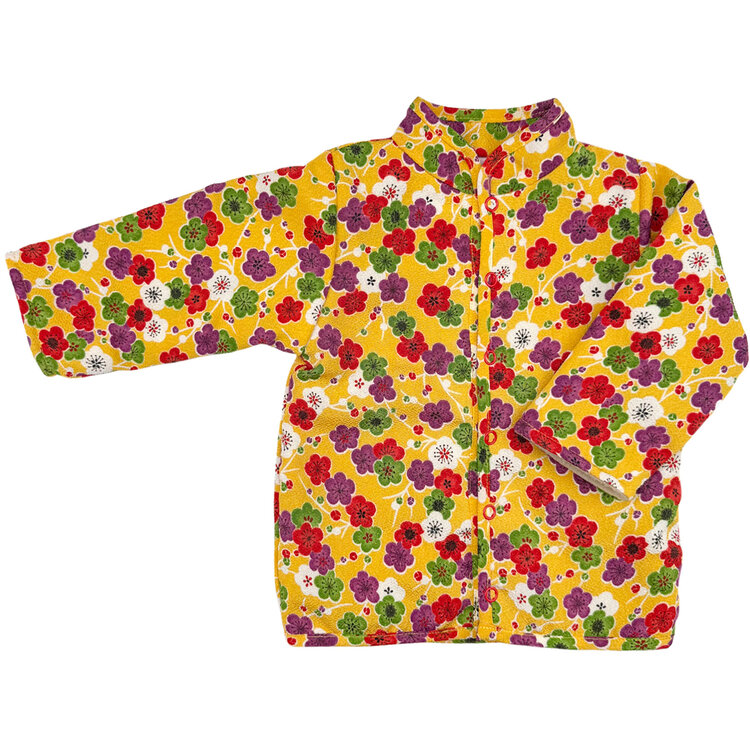 Lucky Wang Festive Ume Yellow Infant Republic Jacket