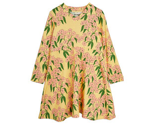 ounderrの3D_Flower_Overfit_Long_Sleeve 全4色 Alpine Flowers Dress Ecru AOP - Lucky Wang nyc