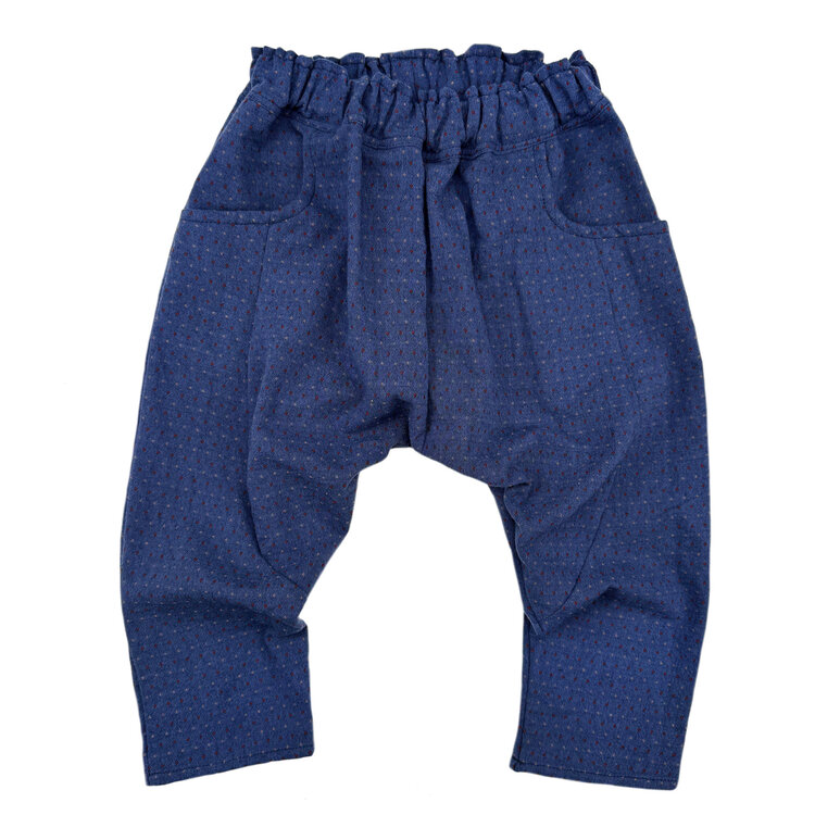 Lucky Wang Multi Denim Blue Sarouel Pants