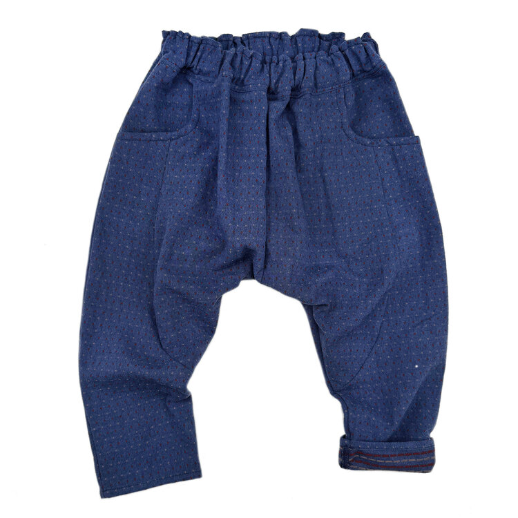 Lucky Wang Multi Denim Blue Sarouel Pants