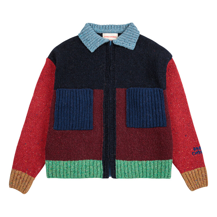Bobo Choses Color Block Cardigan