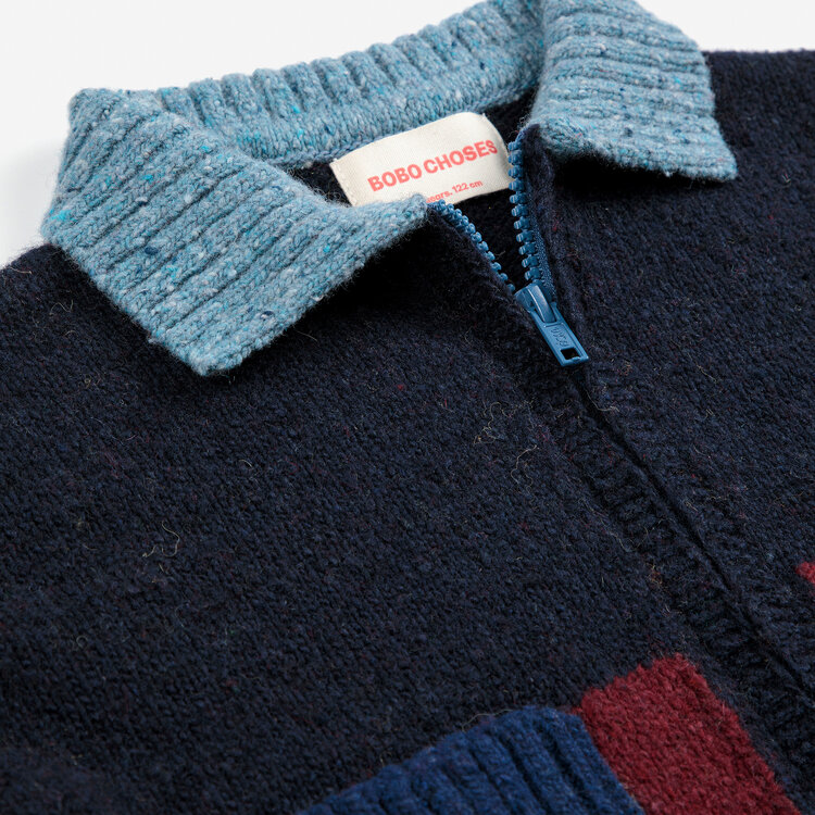 Bobo Choses Color Block Cardigan