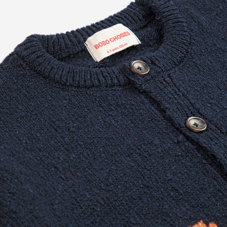 Bobo Choses La Oca Cardigan Navy