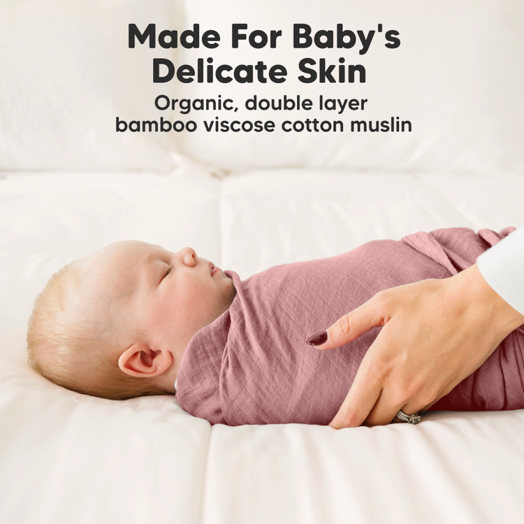 Muslin Swaddle Blankets 4/Pk