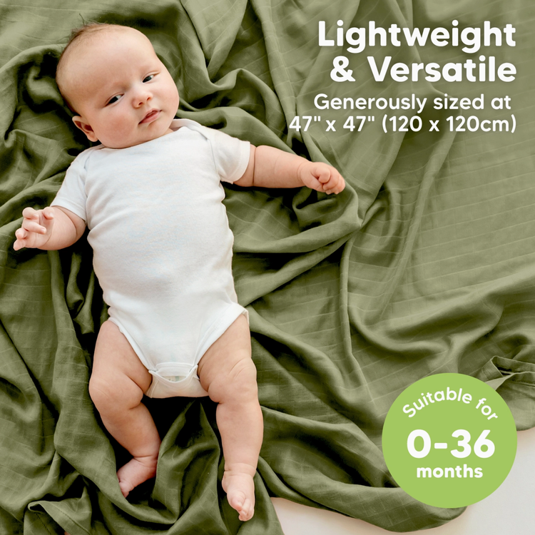 Muslin Swaddle Blankets 4/Pk