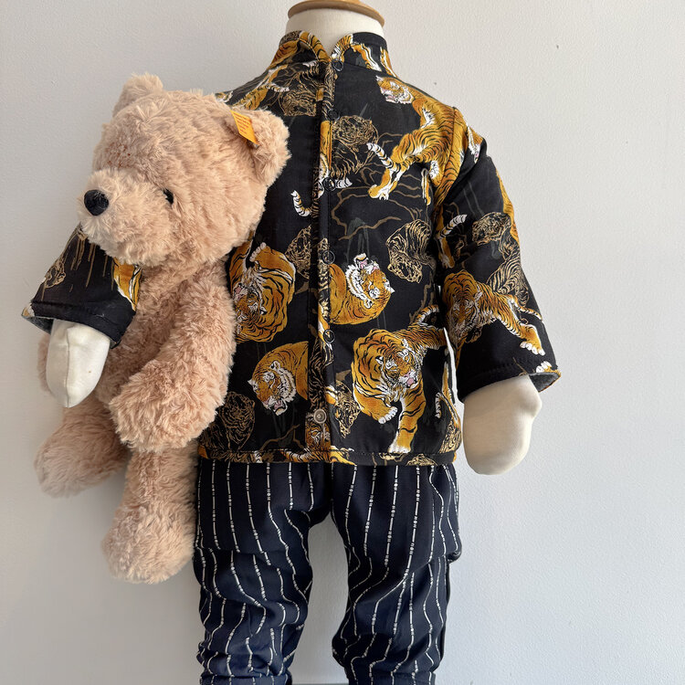 Lucky Wang Golden Tigers Black Infant Republic Jacket