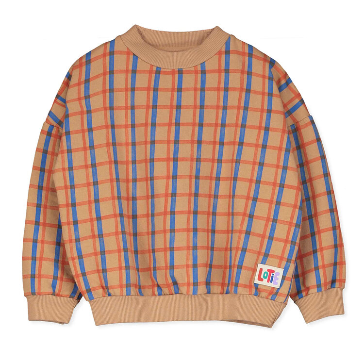 Lotiekids Plaid Checks Sweatshirt