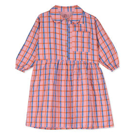 Lotiekids Rose Plaid Woven Dress