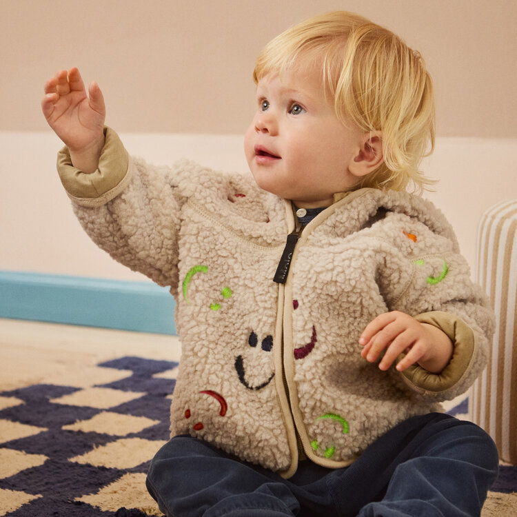 Molo Teddy Emotions Fleece Jacket