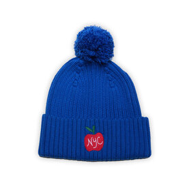 Wander and Wonder NYC Beanie Indigo One Size 2-10Y