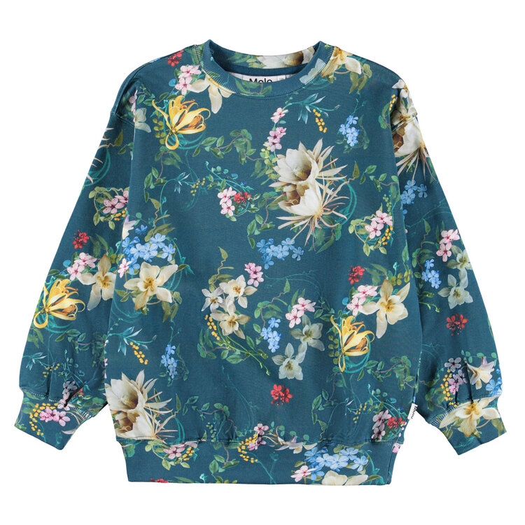 Molo Green Paisley Monti  Sweatshirt