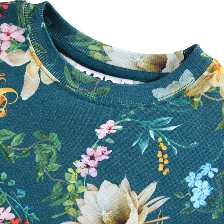 Molo Green Paisley Monti  Sweatshirt