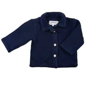 Pequeño Tocón Tender Cardigan Cotton Blend Navy
