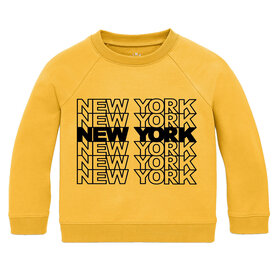 Lucky Wang New York Tile Kids Sweatshirt Taxi Yellow