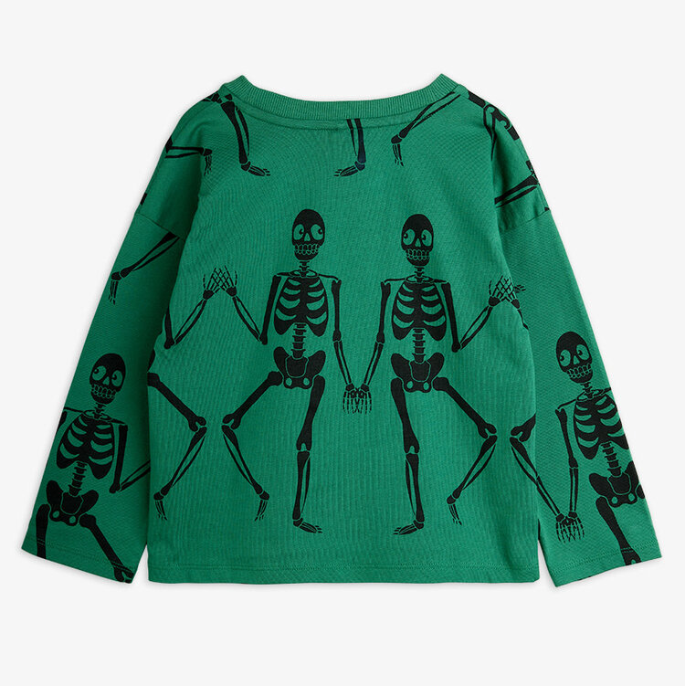 Mini Rodini Skeleton L/S Tee AOP