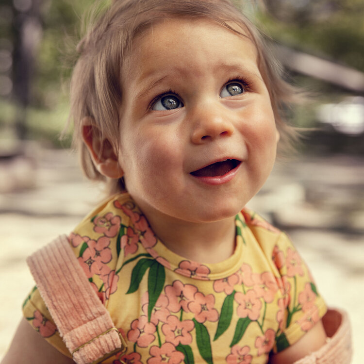 Mini Rodini Alpine Flowers Tee AOP