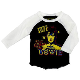 Rowdy Sprout Bowie Ziggy Tour Raglan Infant
