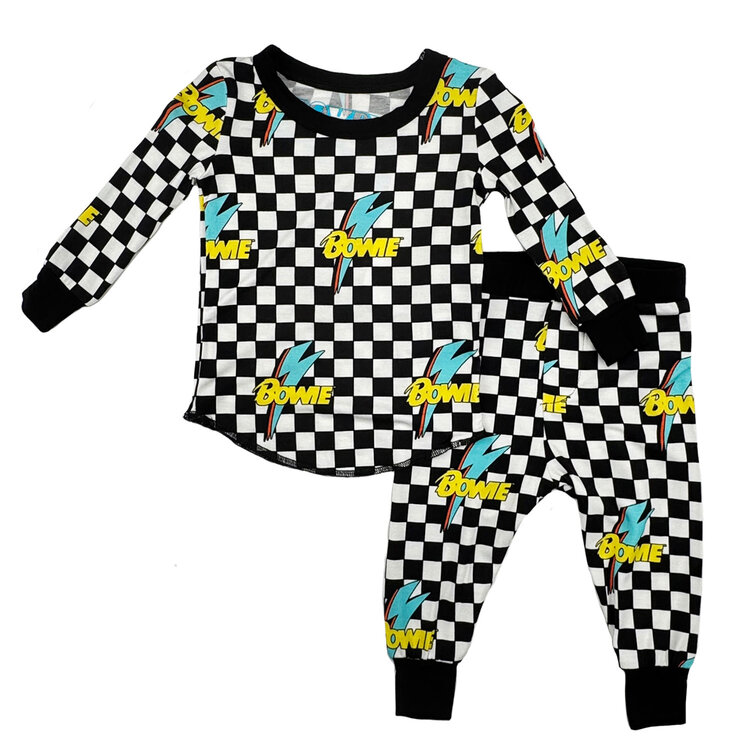 Rowdy Sprout Bowie Checker Bamboo Set Infant