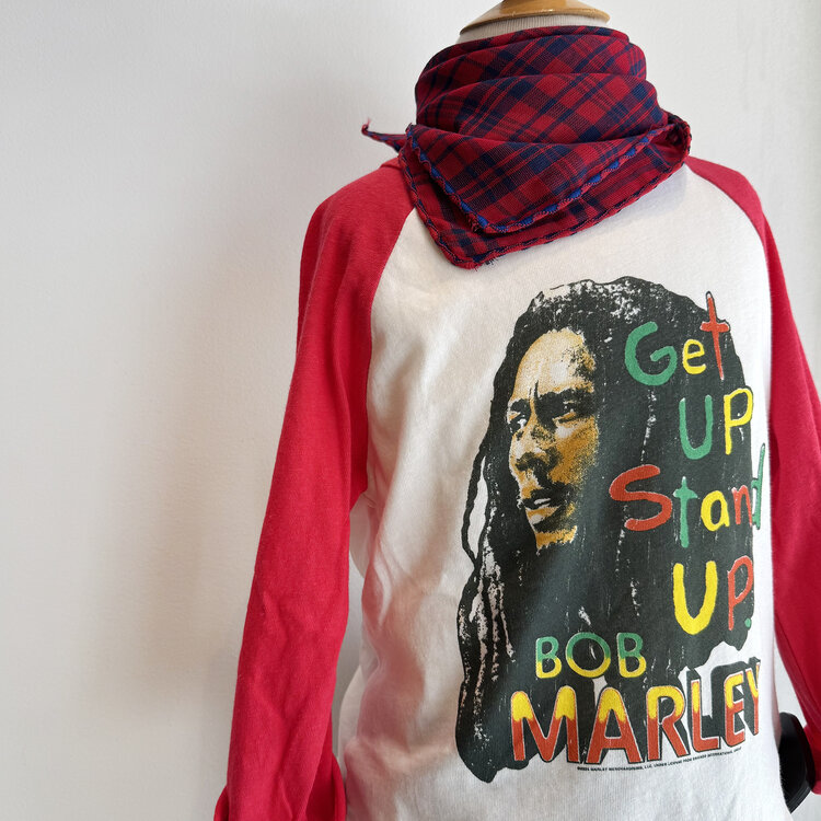 Rowdy Sprout Bob Marley Get Up Raglan