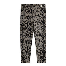 Mini Rodini Leopard Jersey Grey Leggings AOP
