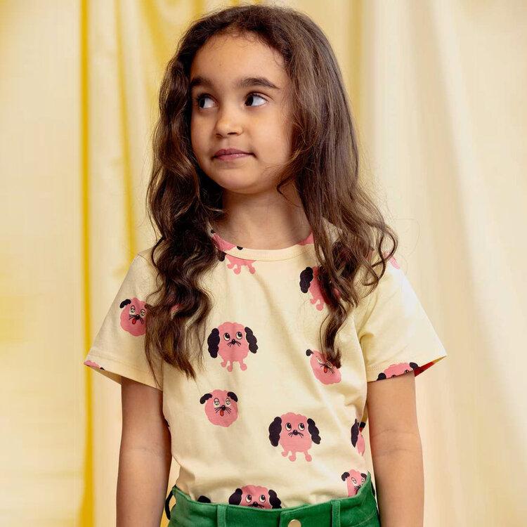 Mini Rodini Doggies S/S Tee AOP