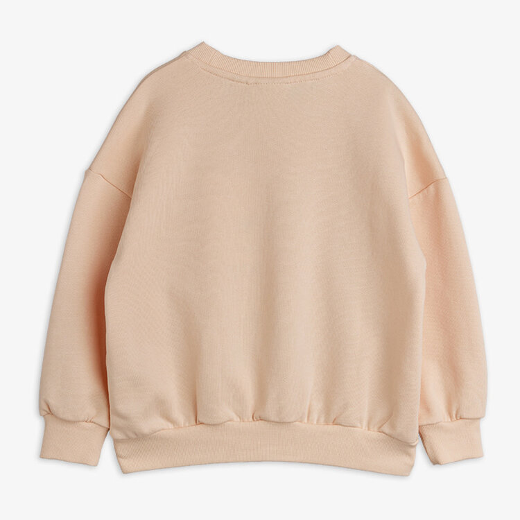 Mini Rodini Heart In Shoes Chenille Sweatshirt Pink