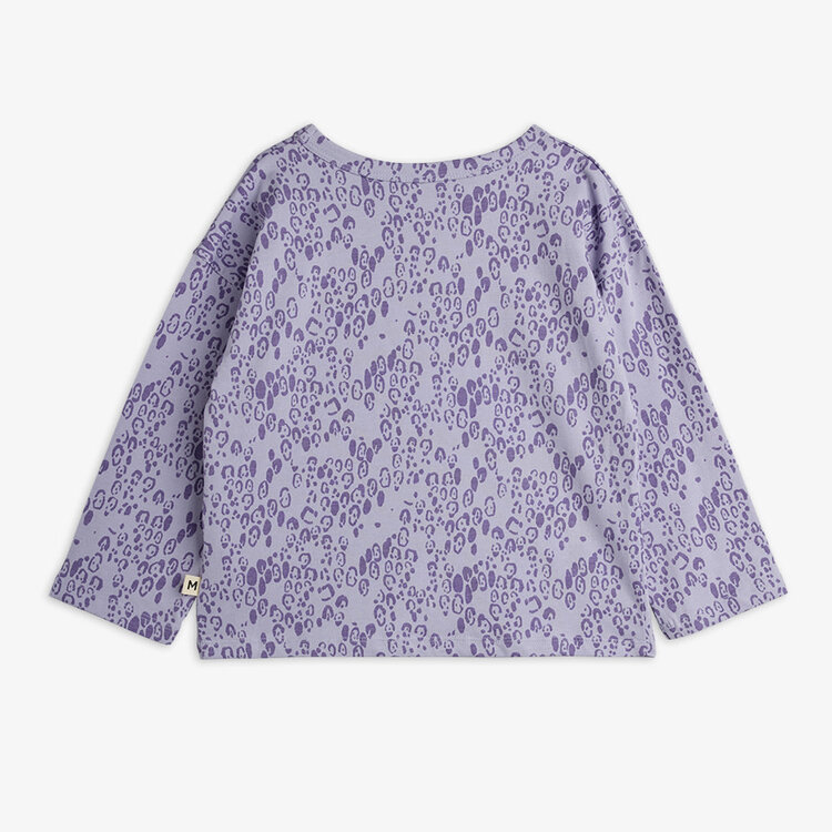 Mini Rodini Mini Leopard Purple L/S Tee