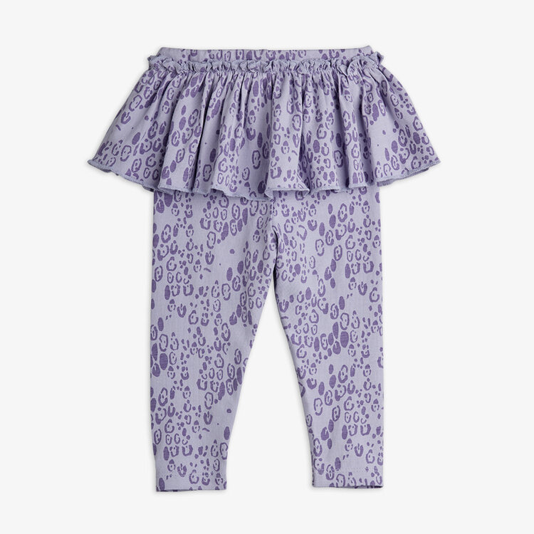 Mini Rodini Mini Leopard Skirt Leggings Purple