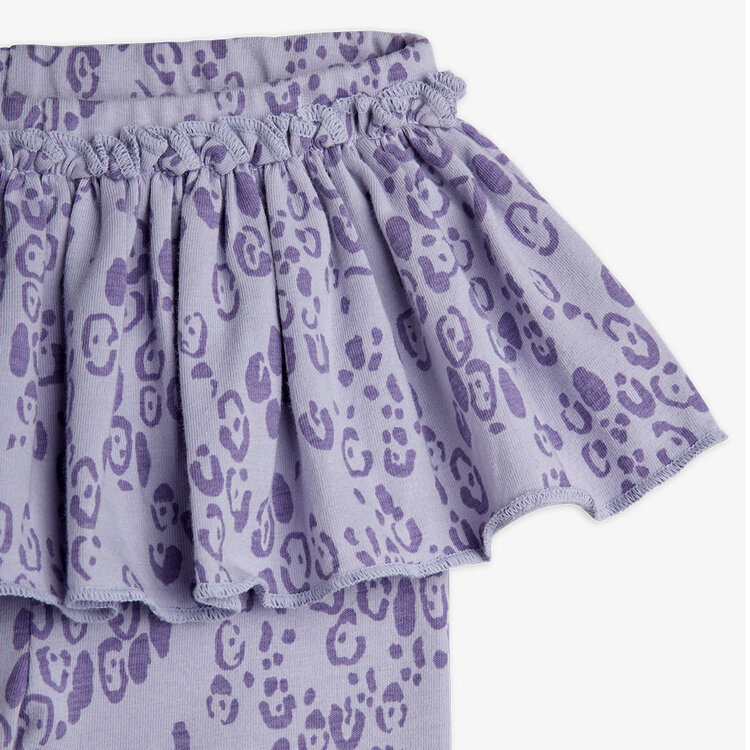 Mini Rodini Mini Leopard Skirt Leggings Purple