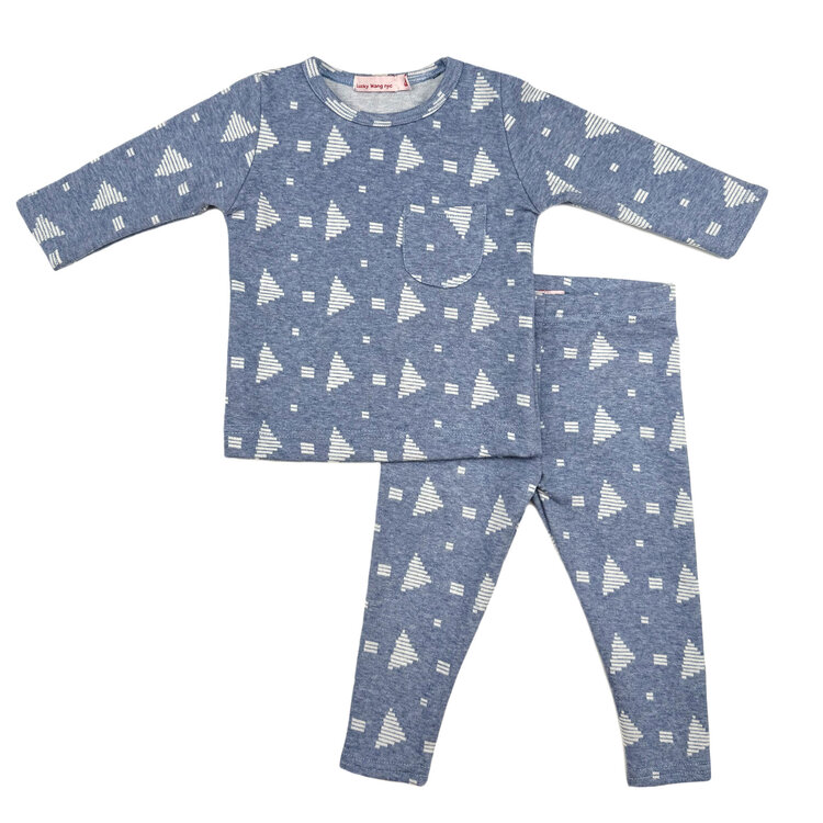 Baby Gift Set: Triangles Blue Playset 6m, LW Beanie Triangles  Blue, Nafi Dog With Baby