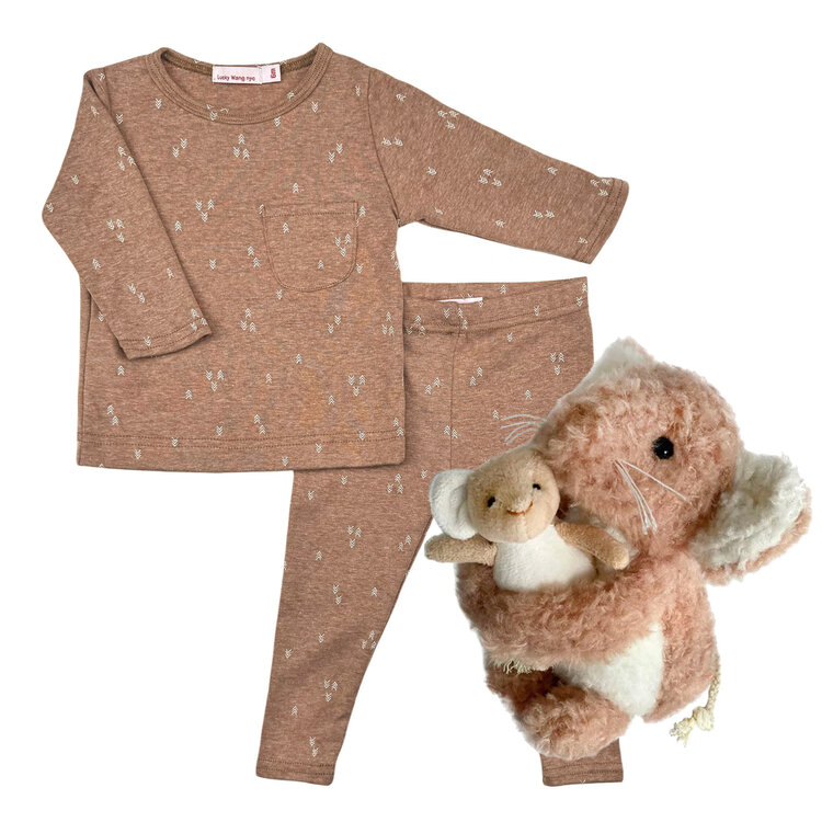 Baby Gift Set: Mini Arrows Marron Playset 6m, Camelia Mouse With Baby