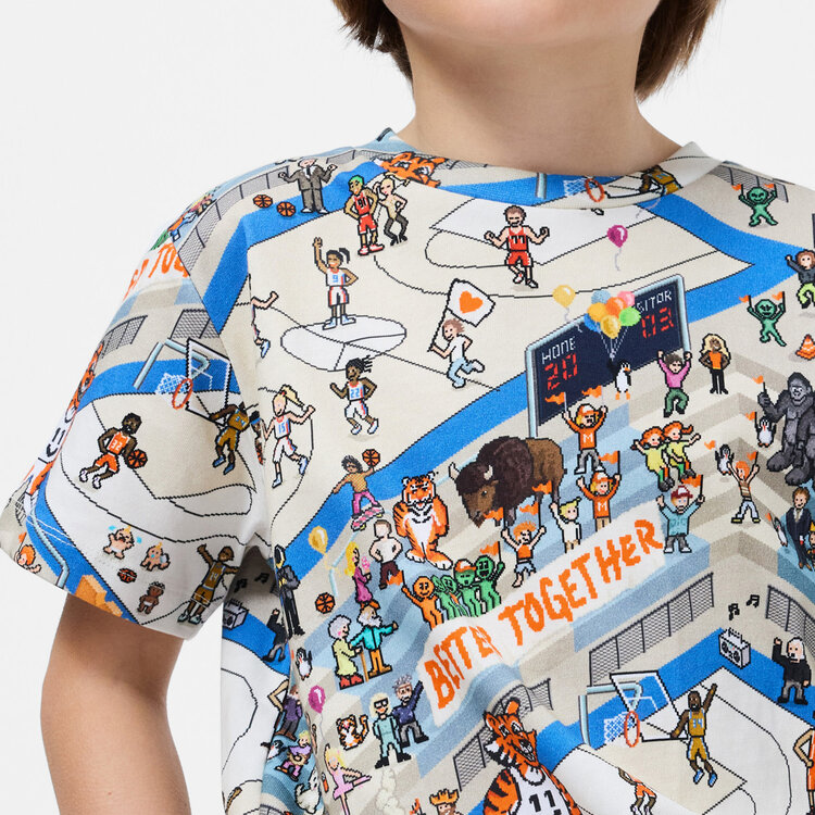 Molo Pixel Basket Ralphie S/S Tee