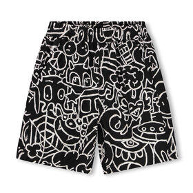 Molo Net Doodle Dark Avart  Shorts