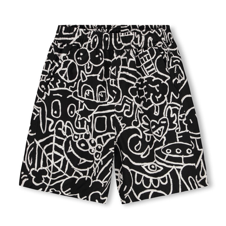 Molo Net Doodle Dark Avart  Shorts