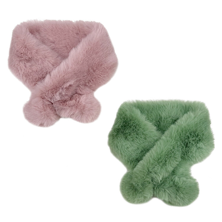 Kizzu Club Faux Fur Neck Scarf