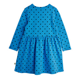 Mini Rodini Blue Polka Dots L/S Dress