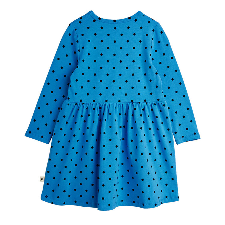 Mini Rodini Blue Polka Dots L/S Dress
