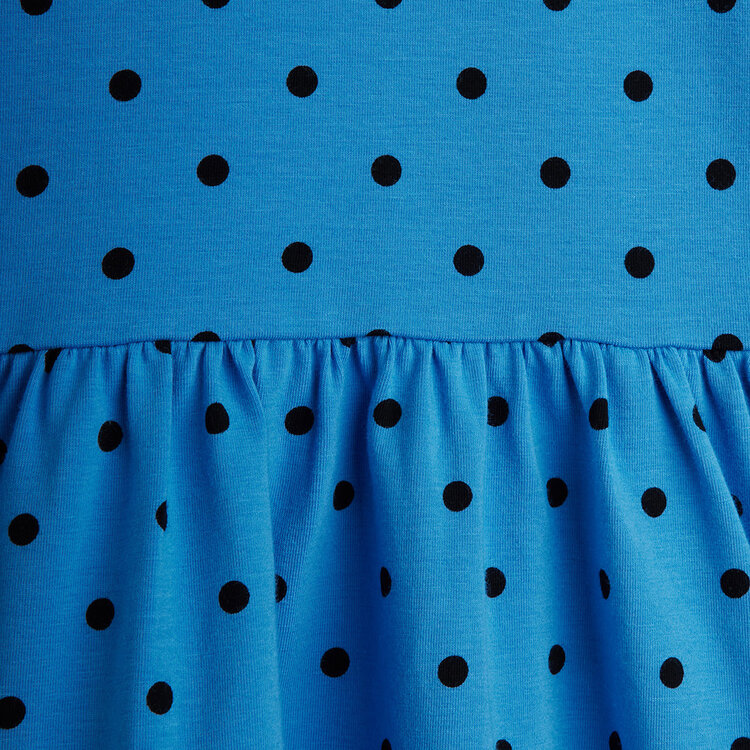 Mini Rodini Blue Polka Dots L/S Dress