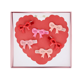 Meri Meri Valentine's Bow Hair Clips