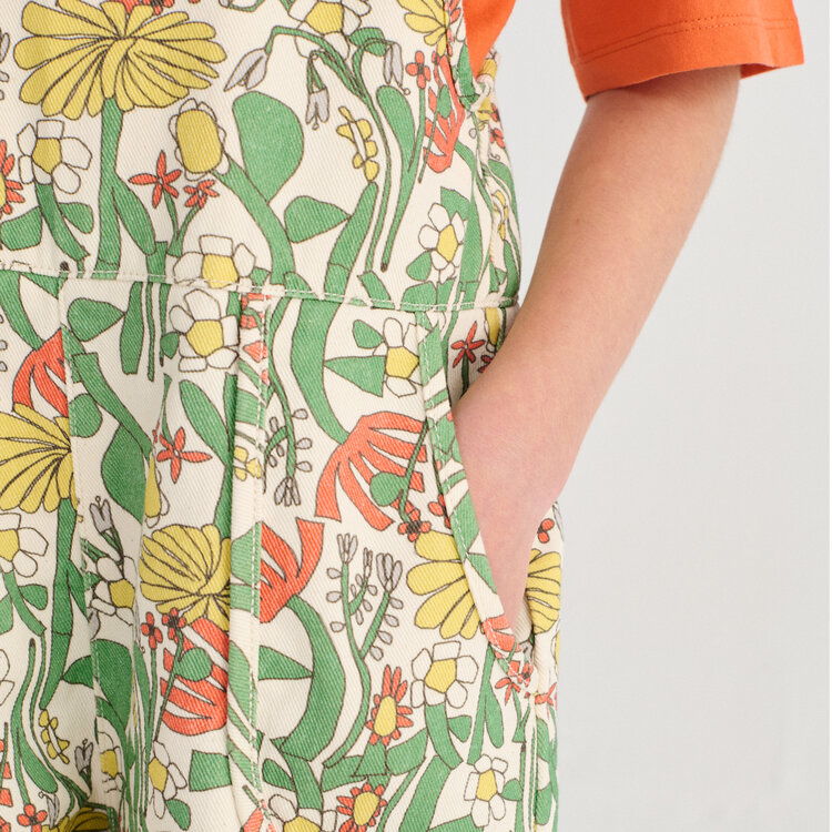 Bobo Choses Color Herbalist Kids Dungaree AOP