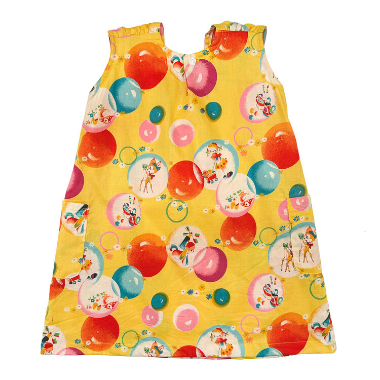Lucky Wang Bubble Girl Yellow Umi Dress