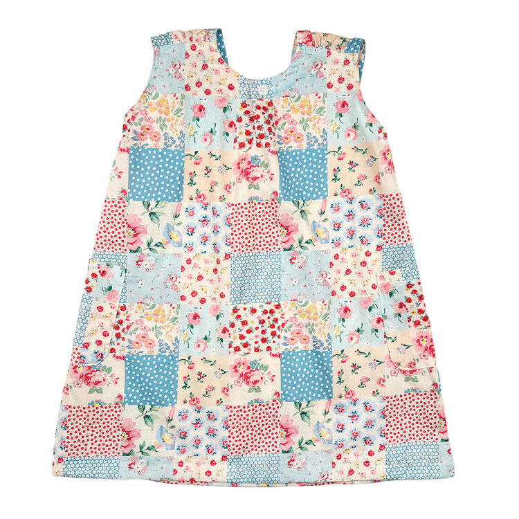 Lucky Wang Cottage Floral Chx Umi Dress