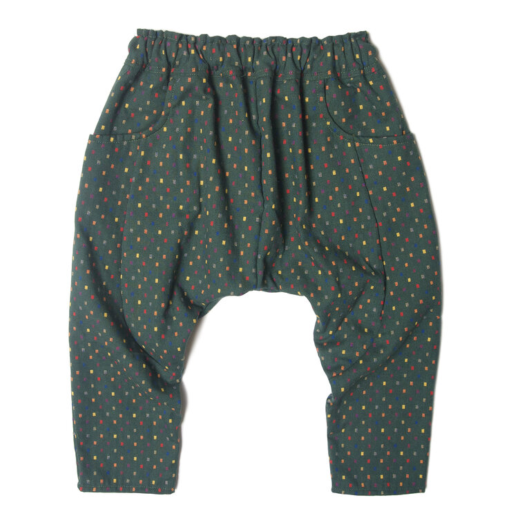 Lucky Wang Sarouel Forest Multi Dots Pants