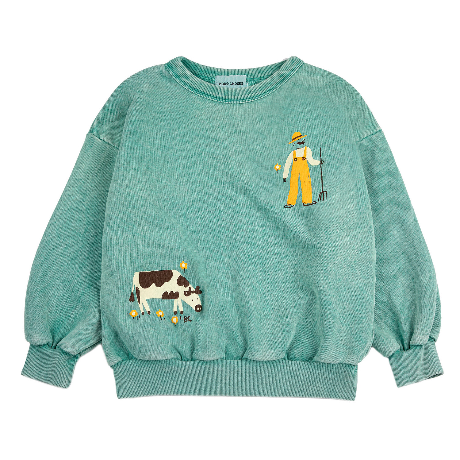 Farm Adventure Green Sweatshirt - Lucky Wang nyc